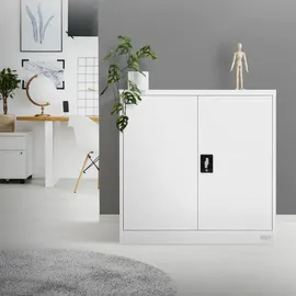 ML-Design Aktenschrank 90x40x90 cm Weiß