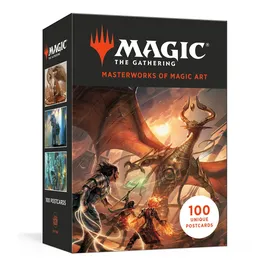 random house llc us Magic: The Gathering Postcard Set: Masterworks of Magic Art: Postcards