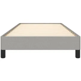 vidaXL Bettgestell 100 x 200 cm Hellgrau