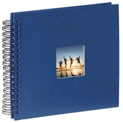 Hama Fotoalbum Fine Art, 28 x 24 cm, 50 Seiten, Photoalbum Foto Blau blau