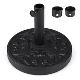 Costway Schirmständer Beton 12 kg Schwarz