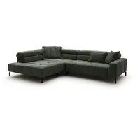 Sormani Ecksofa Pisa Stoff Grün Olive