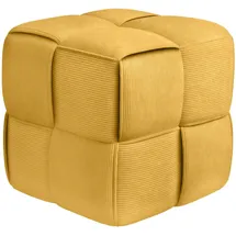 CLP Sitzhocker Cord Forinta gelb