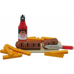 Tanner Bratwurst mit Pommes und Ketchup (FSC)