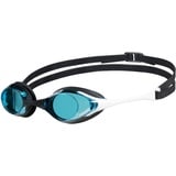 arena Cobra Original Swipe Unisex-Wettkampfbrille für Erwachsene, Schwimmbrille mit Anti-Beschlag-Gläsern, UV-Schutz, 4 Austauschbare Nasenstege