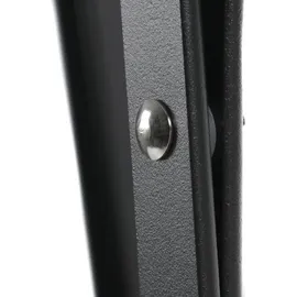 PROGARDEN Bistro-Set 3-tlg. matt dunkel anthrazit