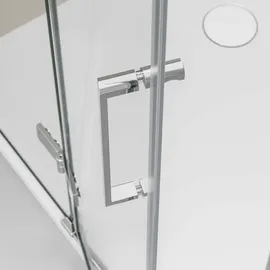 Bernstein Eckdusche Bernstein EX809 mit Drehtür Nano ESG-Sicherheitsglas 90x90x195cm