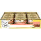 Purina Gourmet Gold-Törtchen mit Lachs, 24 Dosen mit je 85 g, 24 x 85 Stück