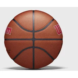 Wilson Basketball Chicago Bulls, Indoor/Outdoor, Mischleder, Größe: 7