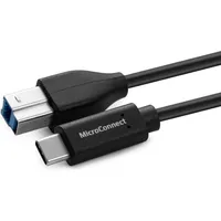 MicroConnect USB-C to USB3.0 B Cable, 5m 5 m, USB 3.2 Gen 1 USB Kabel