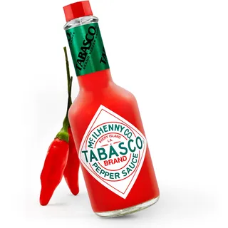 TABASCO® Original Red Sauce - Scharfe Soße 350ml in der Glasflasche - Klassische Chili Hotsauce aus 100% natürlichen Zutaten & ohne zugesetzte Zusatzstoffe - Perfekt für Gerichte, Saucen & Marinaden
