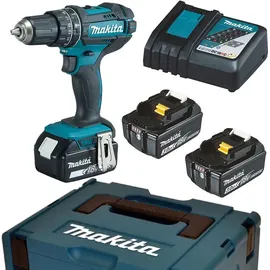 Makita DHP482RF3J inkl. 3 x 3,0 Ah + Ladegerät + Makpac