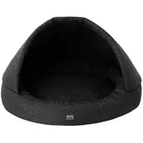 Hobbydog Hundehütte Hundehütte Hundehöhle Hundekorb Katzehütte Hundebett Katzenhöhle schwarz R1 80x80x52 cm