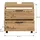 xonox.home Waschbeckenunterschrank Scout 60 x 60 x 34 cm Artisan/Schwarz
