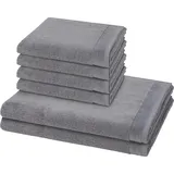 Möve Premium Handtuch-Set (6-teilig) Handtücher Grau