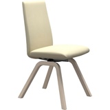 Stressless® Polsterstuhl Laurel, Low Back, Größe M, mit schräggestellten Beinen in Eiche gekalkt beige