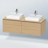 Duravit L-Cube Konsolenwaschtischunterbau wandhängend, inklusive
