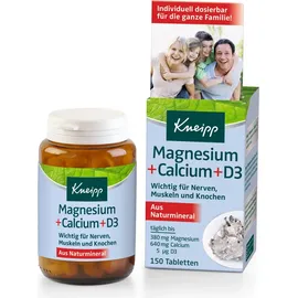 Kneipp Magnesium + Calcium + D3 Tabletten 150 St.