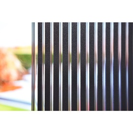 Gutta Doppelstegplatte-Erweiterungsset Zebraplatte 300 x 98 x 1,6cmm anthrazit