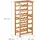 Relaxdays Weinregal 28 Flaschen 94 x 47 x 29 cm Natur