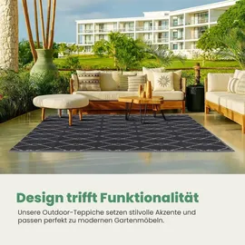 BestLivings Outdoor Teppich 90 x 150 cm Grau