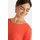 LIEBLINGSSTÜCK Rundhalsshirt CandiceEP mit Statement-Stickerei und im Batik-Look rot M (38)
