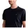 Napapijri T-Shirt mit Label-Stitching, Marine, S