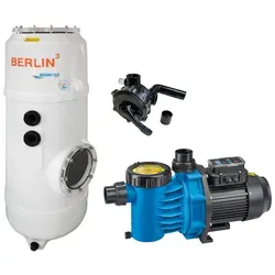 Sandfilteranlage BERLIN3 600 mit Speck BADU Alpha Eco Soft inkl. AFM Filtermaterial