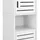 [en.casa] Badezimmerschrank Mora 135x32x32 cm mit 3 Ablagen WPC