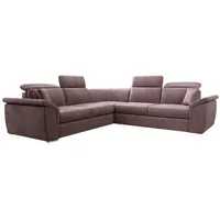 Luxusbetten24 Schlafsofa Designer Sofa Fernando, mit Schlaffunktion und Stauraum rosa