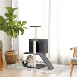 vidaXL Kratzbaum mit Sisal-Kratzsäulen 82 cm grau