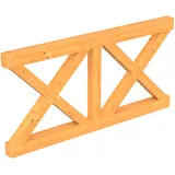 SKANHOLZ Andreaskreuz Brüstung 78,5 x 84 cm Holz natur