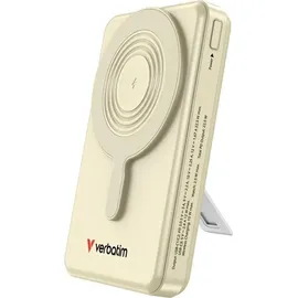 Verbatim 32274, Powerbank Lithium Polymer (LiPo), 10000 mAh, Kabelloses Aufladen, Gold