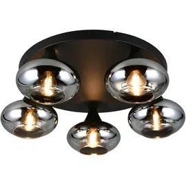 Trio Divina 5 E14 ⌀49 cm rauchfarbig