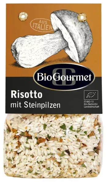 BioGourmet Risotto mit Steinpilzen bio