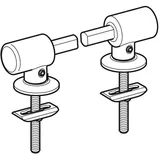 Geberit Scharniere Absenkautomatik, verchromt, für WC-Sitz