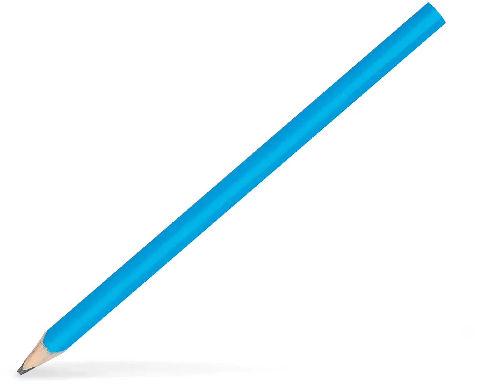 Zolka Zimmermannsbleistift Himmelblau, Oval 240 mm, Schwarz HB Mine, 1 Stk.