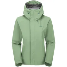 Rab Downpour Regenjacke Damen Fig Green XS
