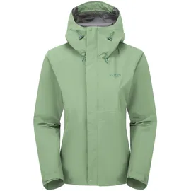 Rab Downpour Regenjacke Damen Fig Green XS
