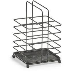 Utensilienhalter UTILS - schwarz - BHT 11.50x17.60x11.50 cm