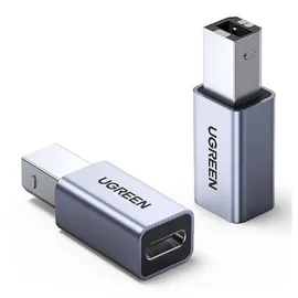 UGREEN USB C auf USB B Adapter grau
