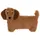 Out of the Blue Dackel Körnerkissen mit Weizenfüllung - Dachshund Wärmekissen für Kinder