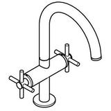 Grohe Atrio Waschtisch-Einlochbatterie chrom