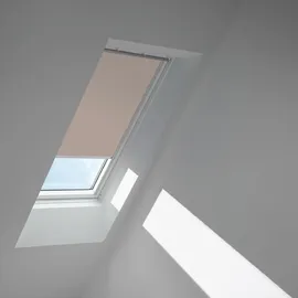 VELUX Verdunkelungsrollo Helltaupe 4580, UK10 4580K (Farbe: - 4580K, Farbe Schiene: Premium