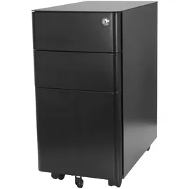 HJH Office Rollcontainer COLOR I Metall, Schwarz