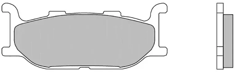 Brembo 07ya2709 Organische Bremsbeläge - Black - One Size