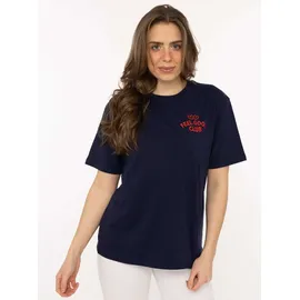 Zwillingsherz T-Shirt Feel Good Club Blau 36/38