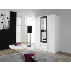 Drehtürenschrank KREFELD - weiß