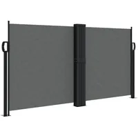 vidaXL Seitenmarkise Ausziehbar Anthrazit 120x600 cm