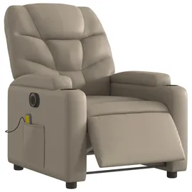 vidaXL Massagesessel Elektrisch Kunstleder 89 x 100 x 0 cm Braun